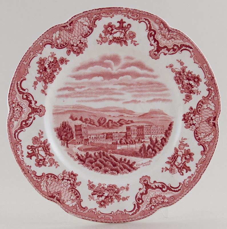 Plate Chatsworth c1950s